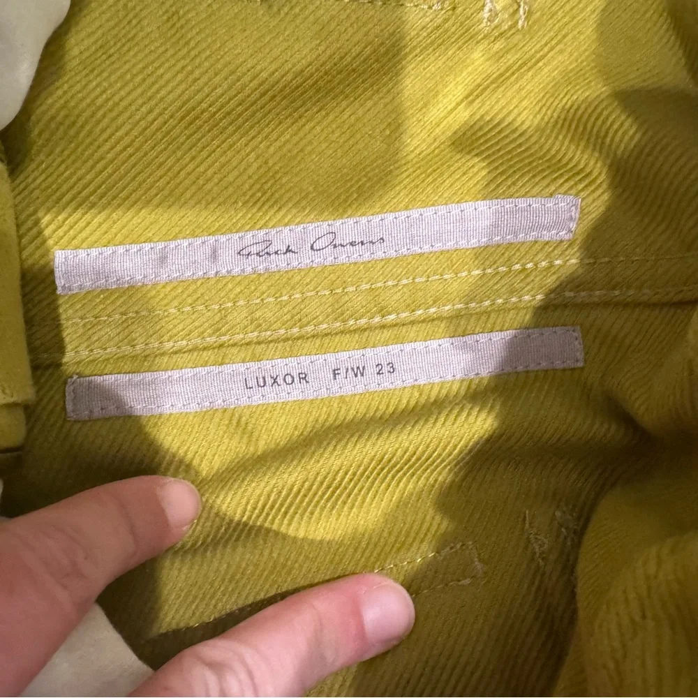Rick Owens Mastodon Cargo Pants in Acid - Picture 9 of 13